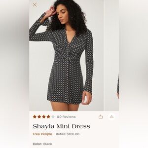 Free People Shayla Mini Dress!